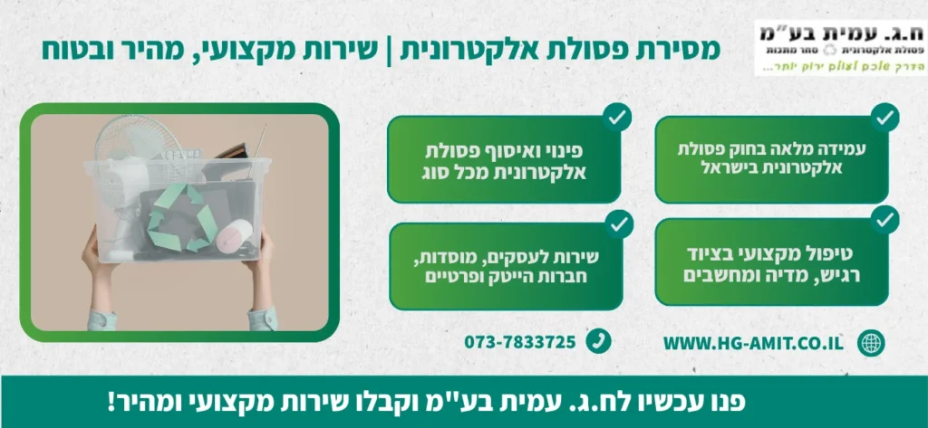 מסירת פסולת אלקטרונית