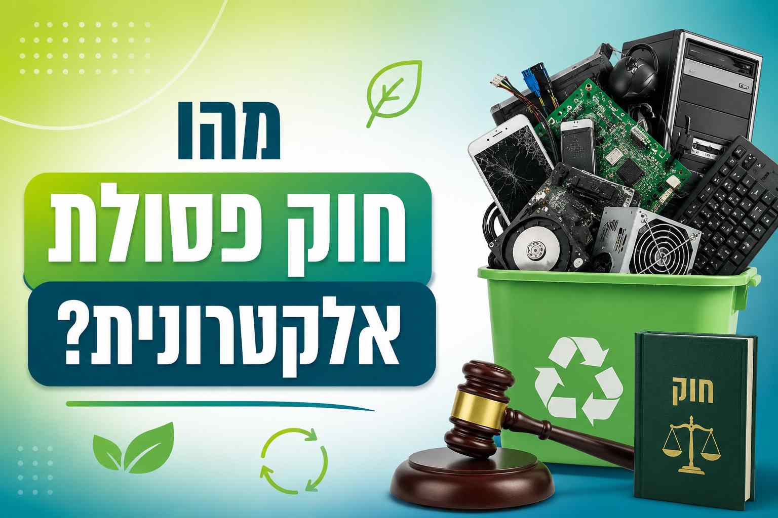 מהו חוק פסולת אלקטרונית?